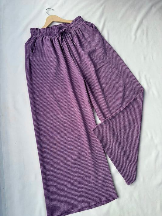 Viral Pinteresty Striped Pants (Purple)