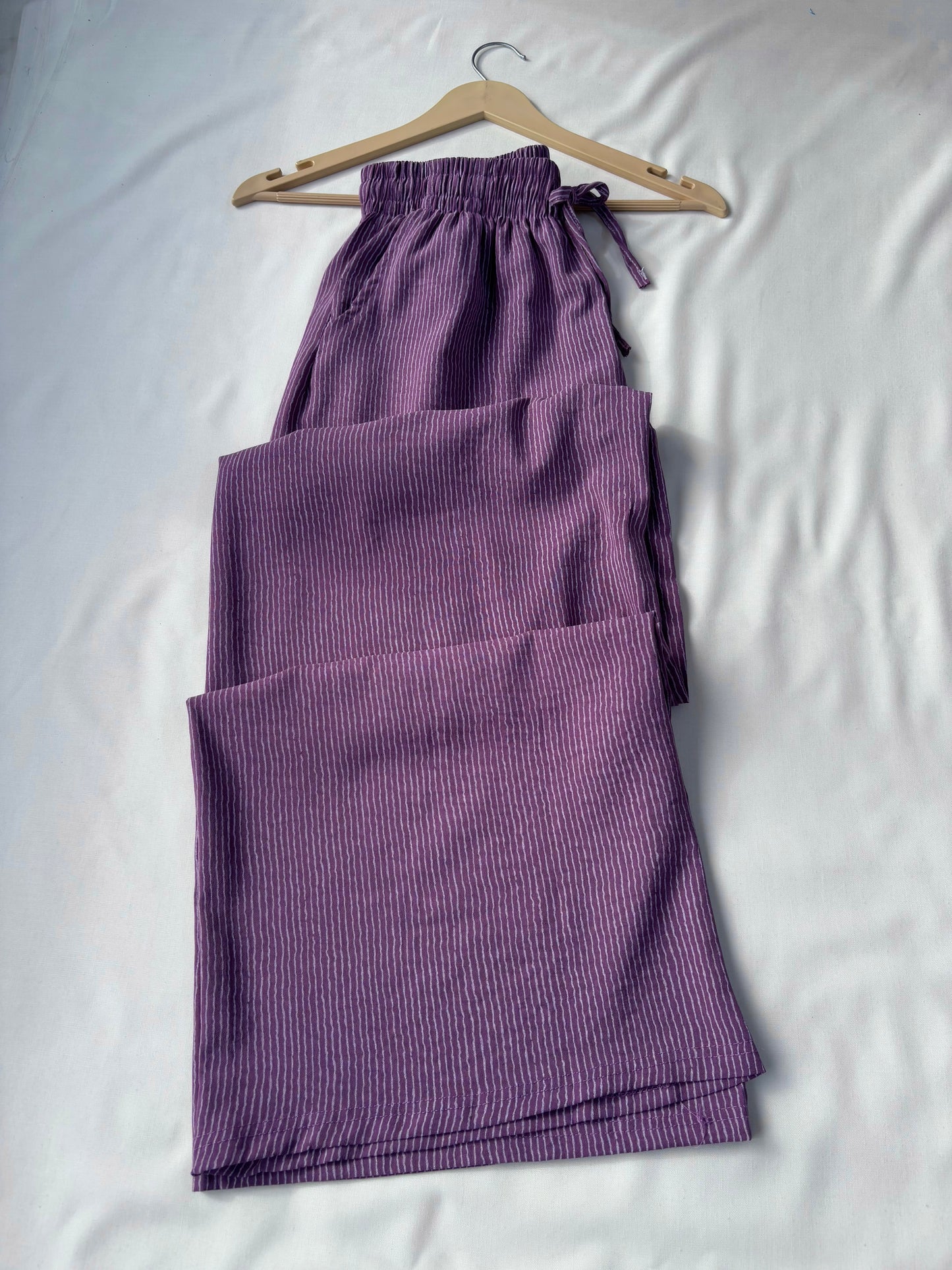 Viral Pinteresty Striped Pants (Purple)