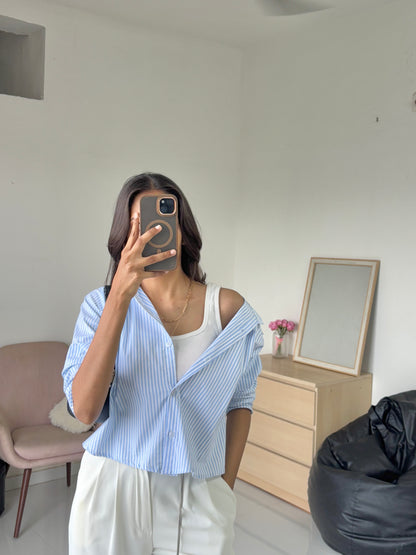 Blue Striped Shirt