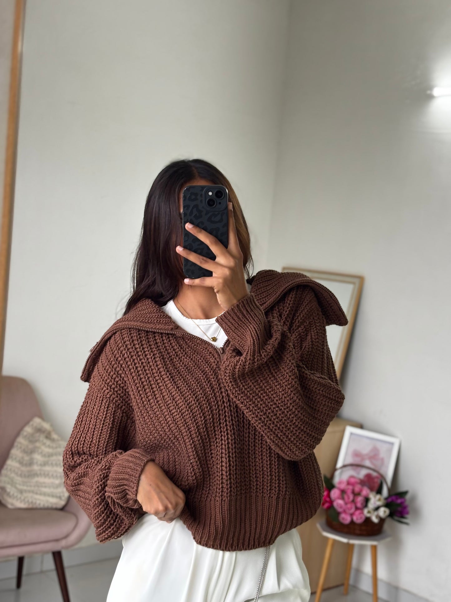 Brown Autumn Pullover