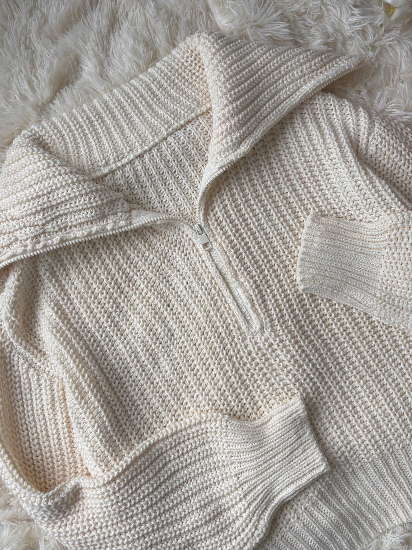 Off white Autumn Pullover