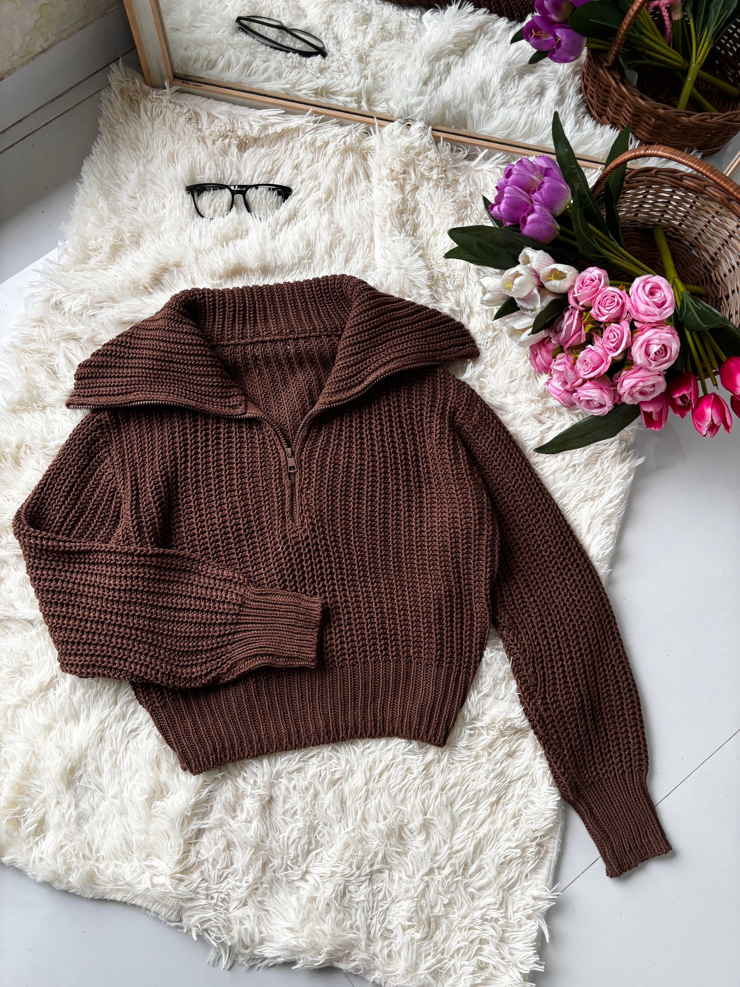 Brown Autumn Pullover