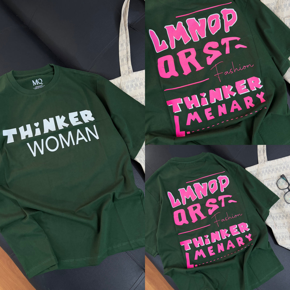 "Thinker Woman" Oversized Tees