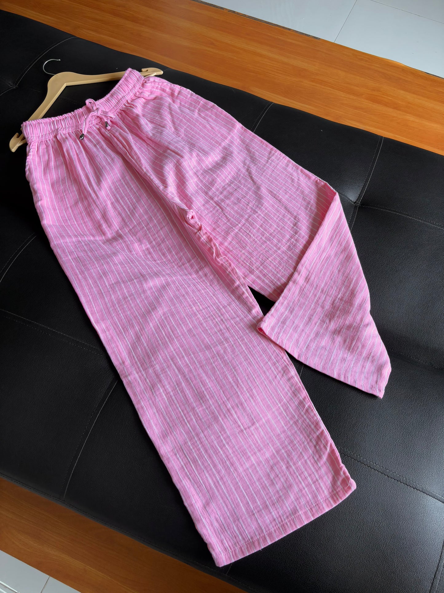 Pink Striped Pants