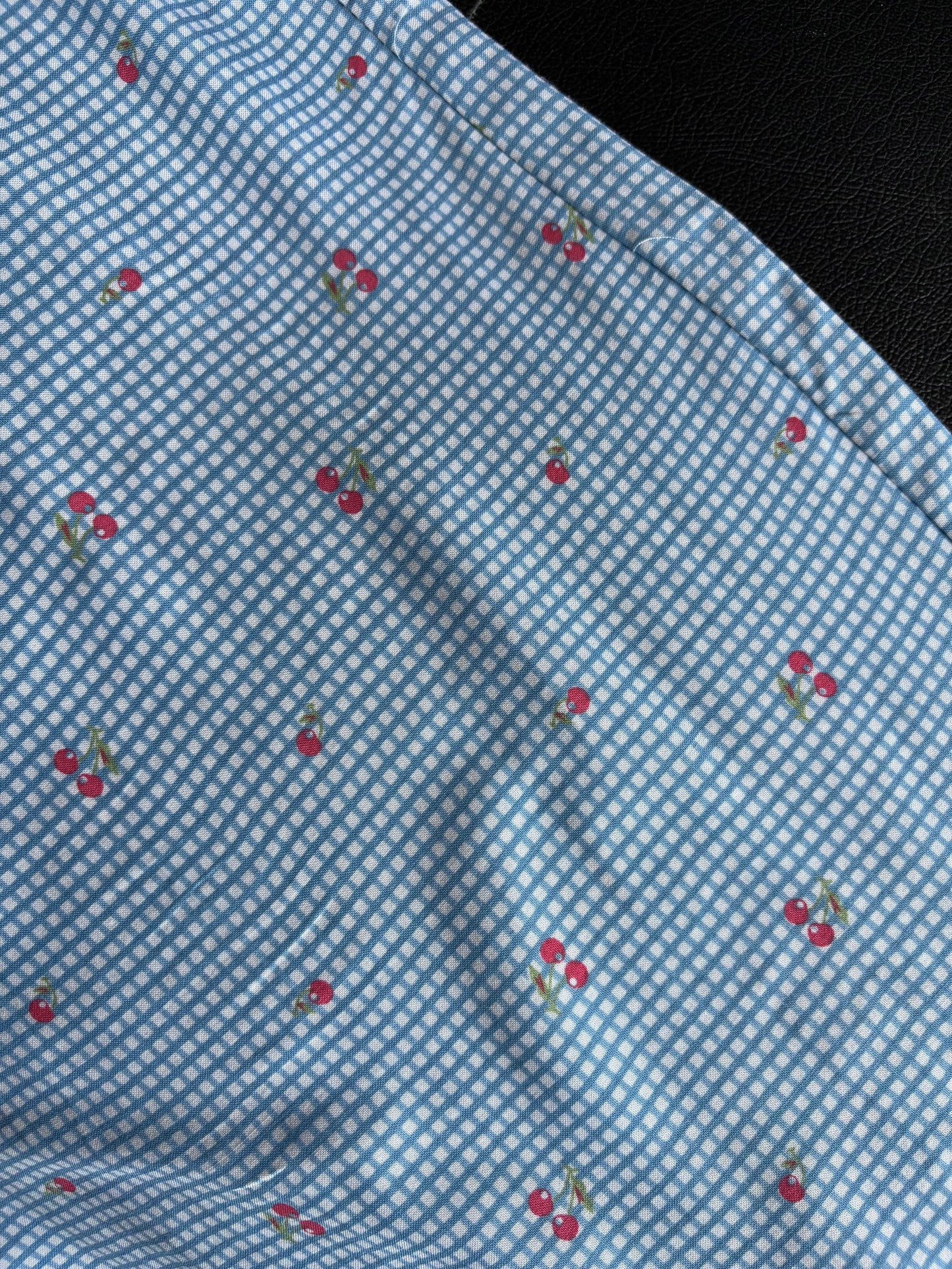 Blue Cherry Striped Pants