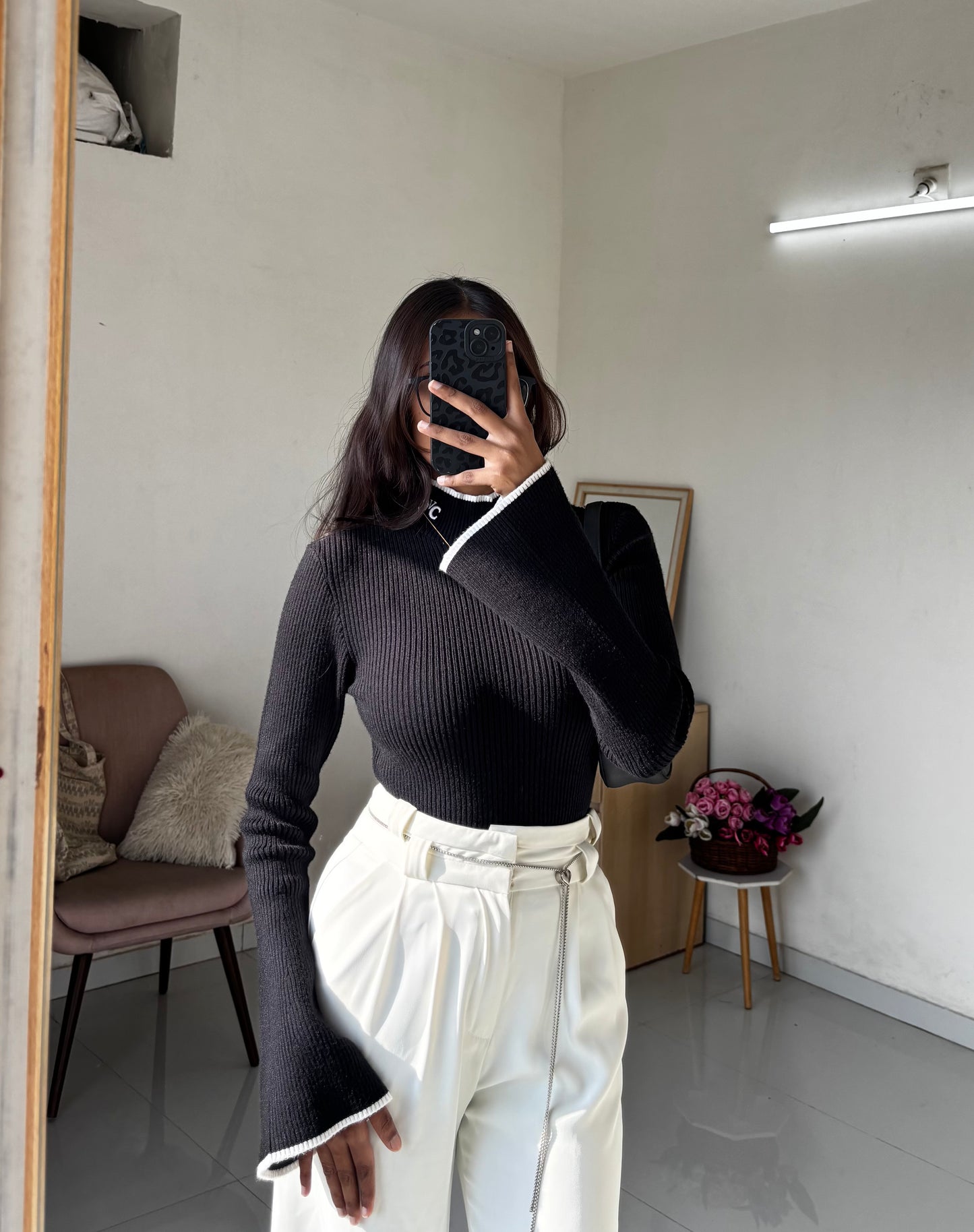 Black Pullover full sleeve top