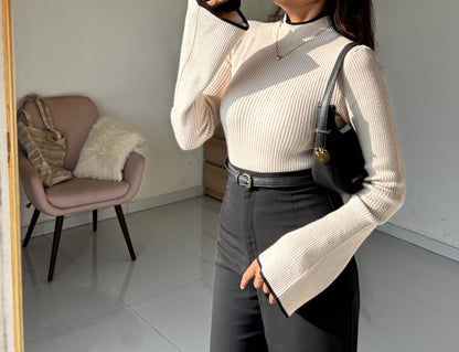 Off white Pullover full sleeve top