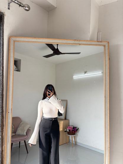 Off white Pullover full sleeve top