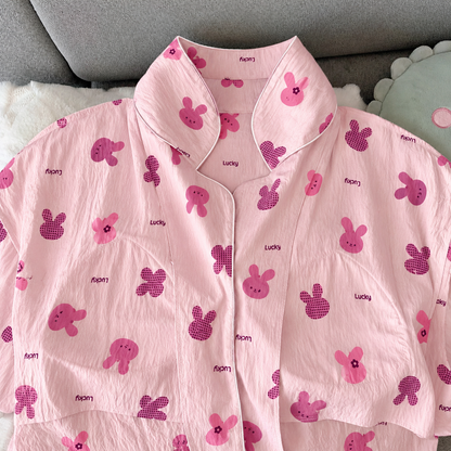 Lucky Bunny Padded 3 Piece Night Suit