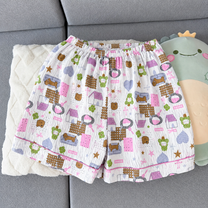 Picnic Teddy Padded 3 Piece Night Suit