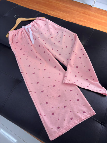 Pink Heart Pants