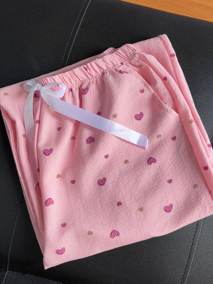 Pink Heart Pants