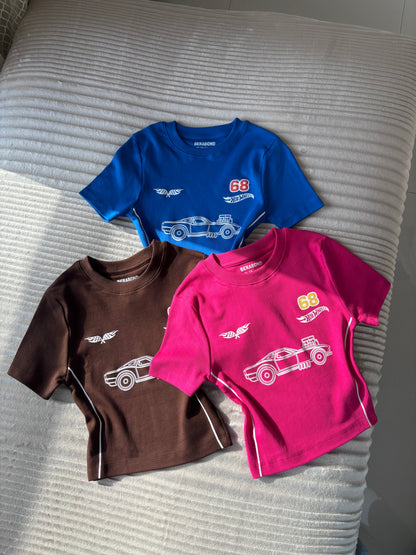 "Hot Wheels" Crop Tees