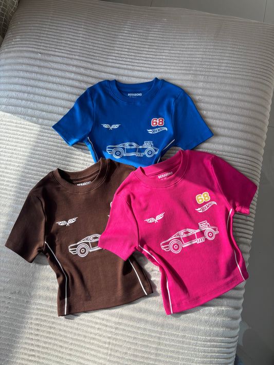 "Hot Wheels" Crop Tees