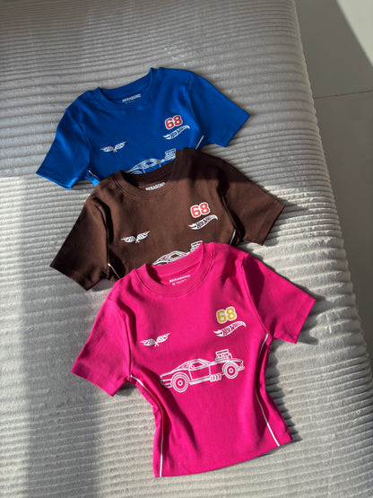 "Hot Wheels" Crop Tees