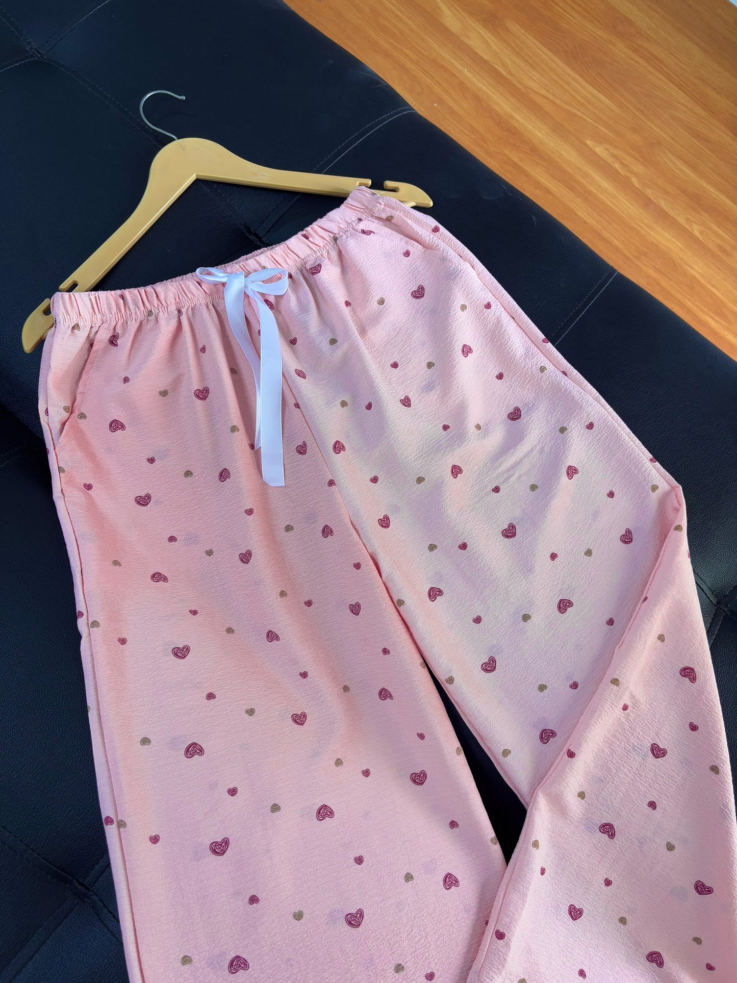 Pink Heart Pants