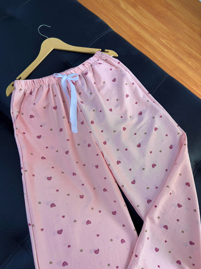 Pink Heart Pants