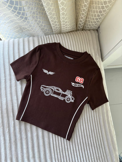 "Hot Wheels" Crop Tees