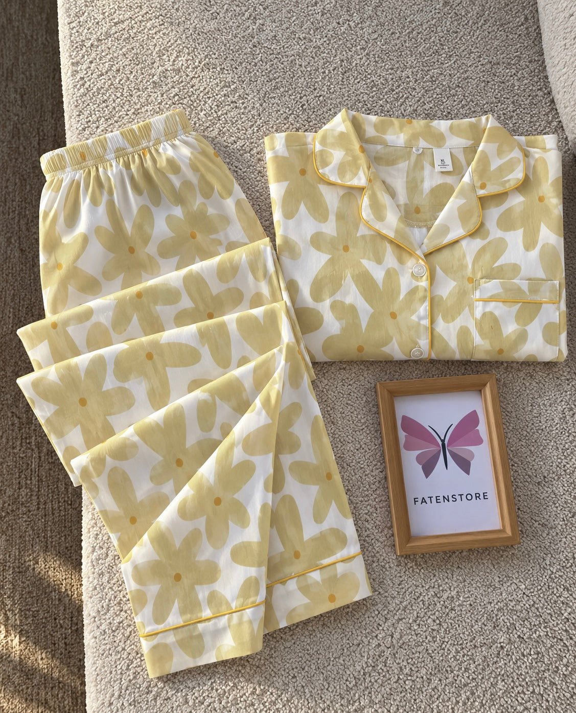 Daisy Dune Padded 3 Piece Night Suit