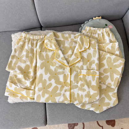 Daisy Dune Padded 3 Piece Night Suit