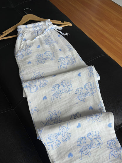 Stitch Printed Pants