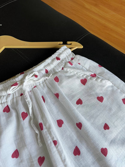 Heart Printed Pants