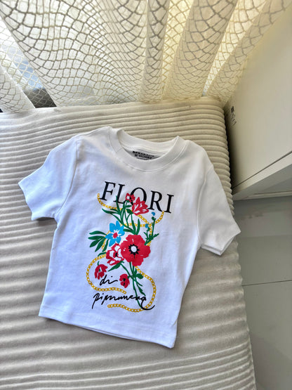 "Flori" Crop Tee