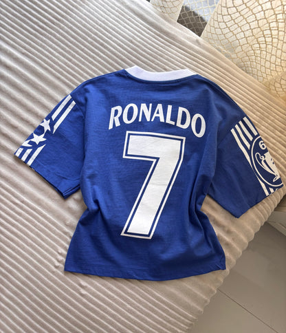 "AIG Ronaldo 7" Back Print Crop Tees