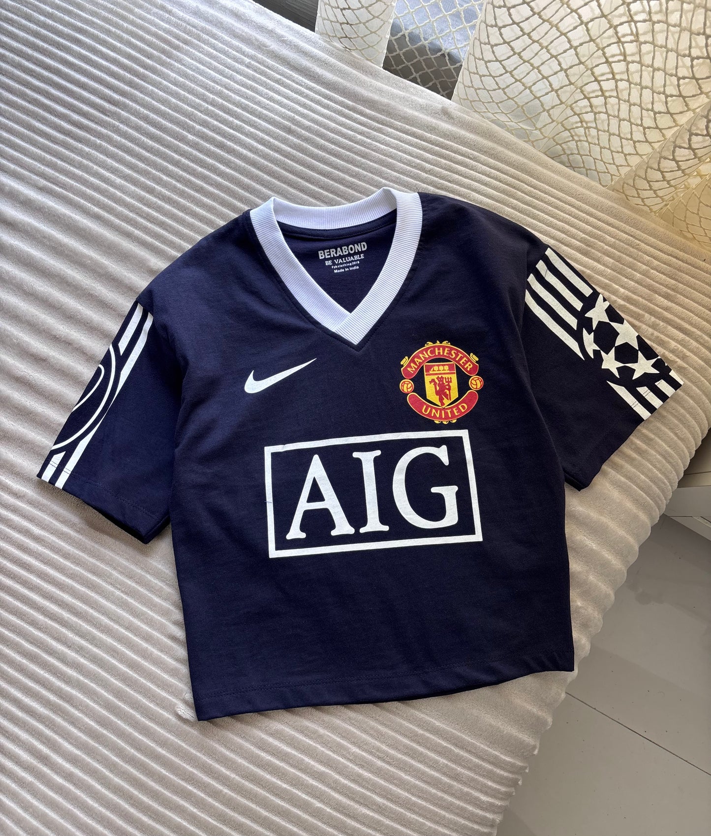 "AIG Ronaldo 7" Back Print Crop Tees