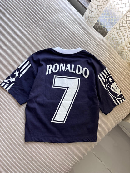 "AIG Ronaldo 7" Back Print Crop Tees