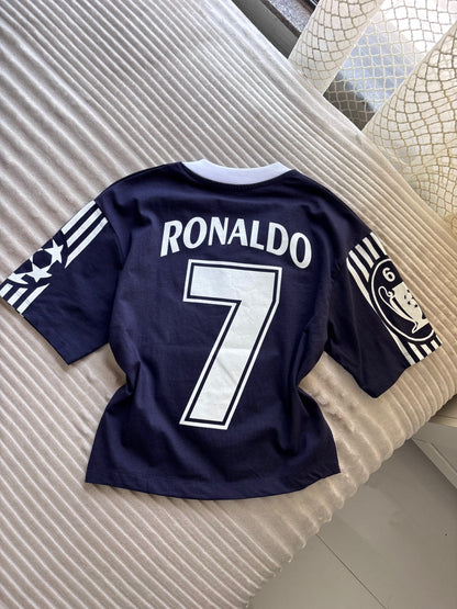 "AIG Ronaldo 7" Back Print Crop Tees