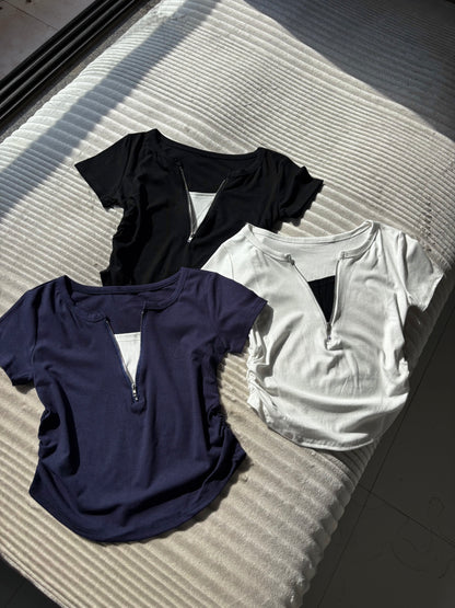 Layered Zip Tops