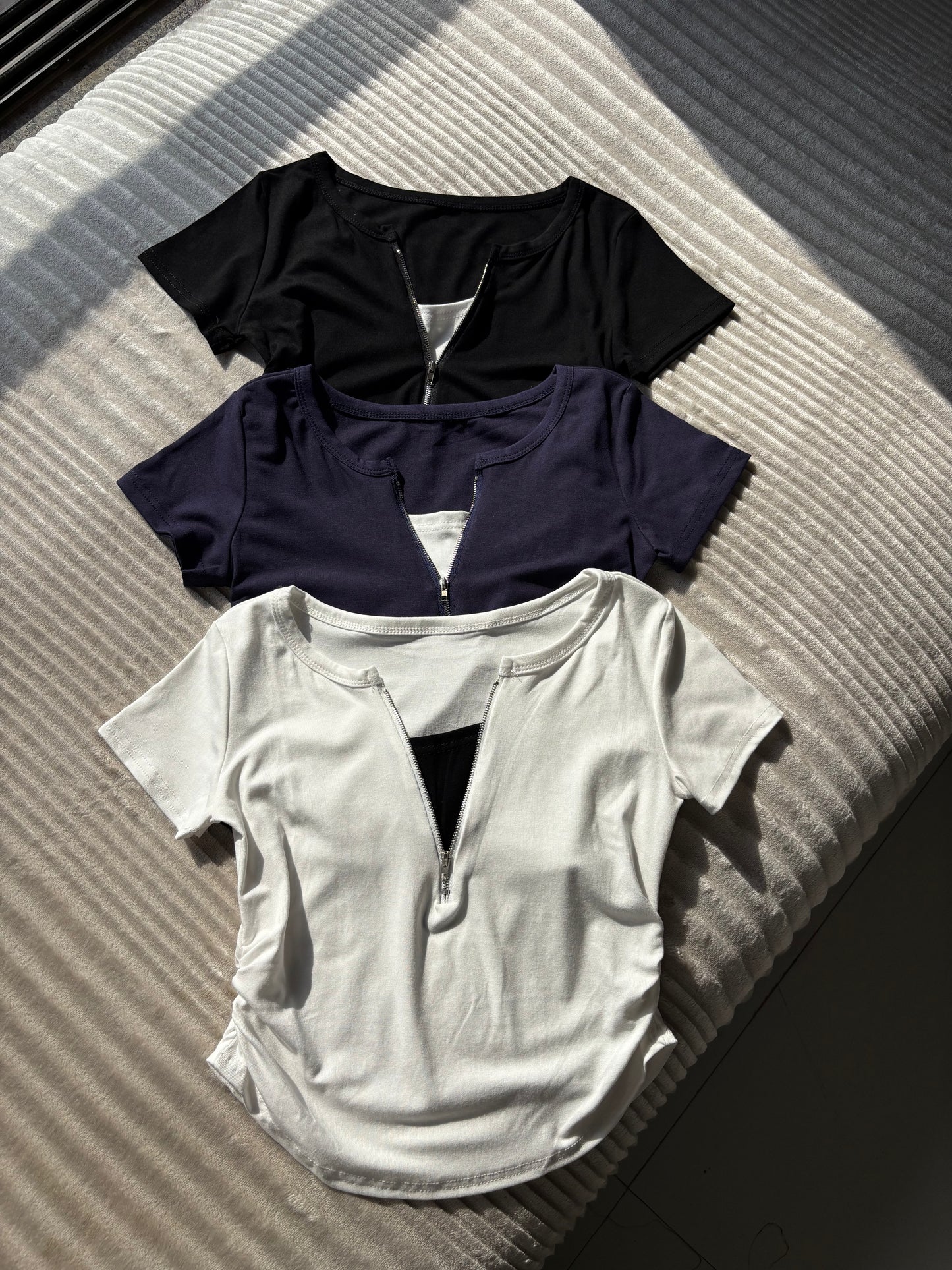 Layered Zip Tops