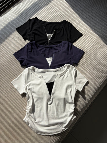 Layered Zip Tops