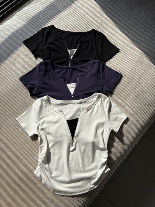Layered Zip Tops