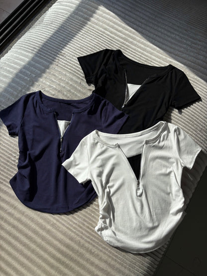 Layered Zip Tops