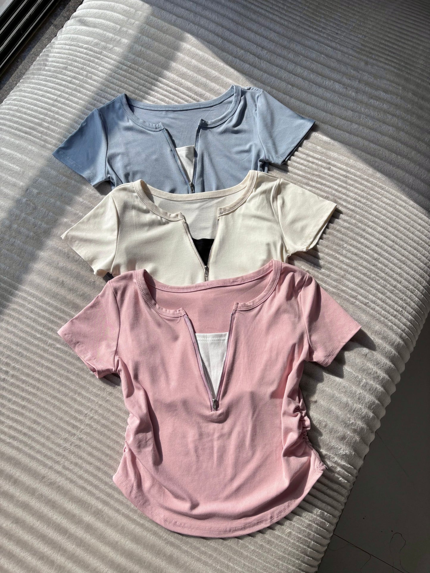 Layered Zip Tops