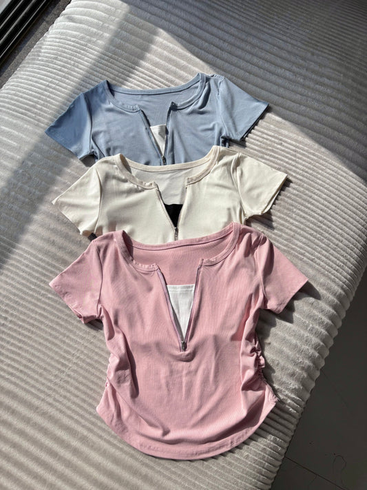 Layered Zip Tops