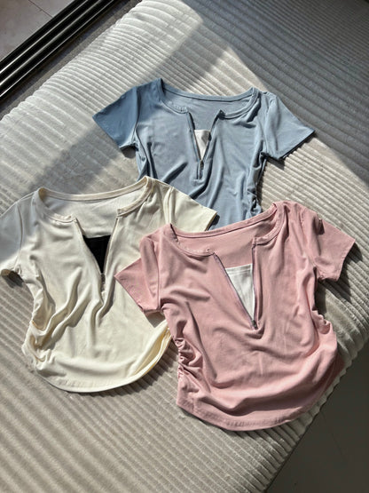 Layered Zip Tops