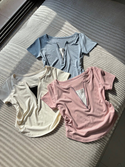 Layered Zip Tops