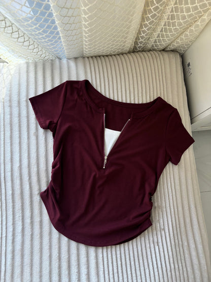 Layered Zip Tops