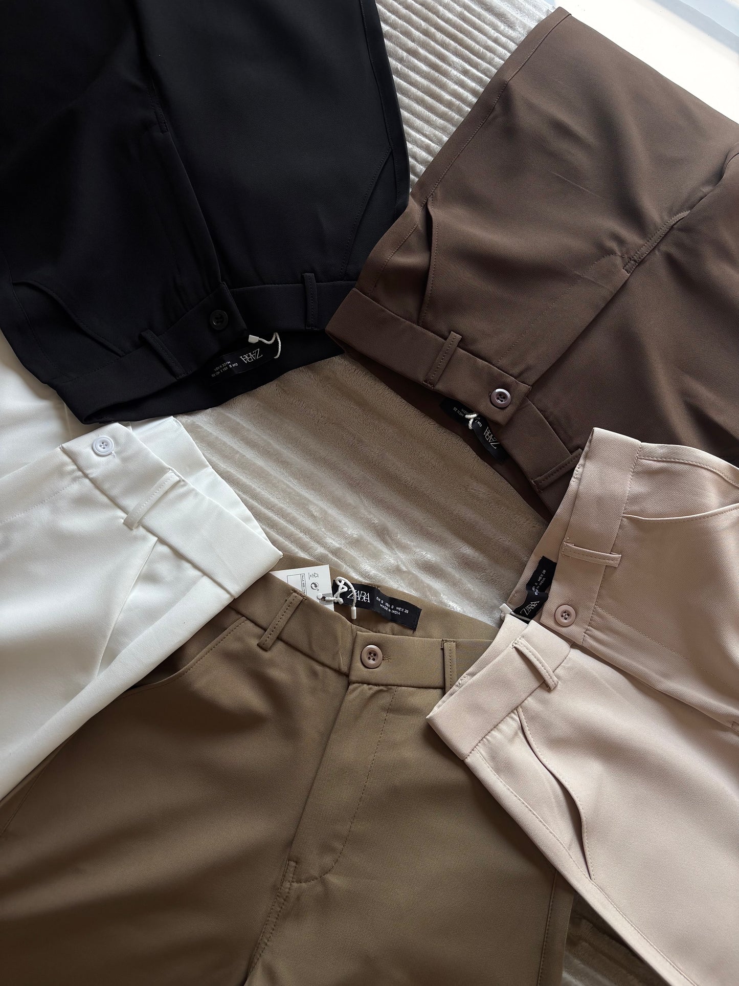 Straight Fit Trousers