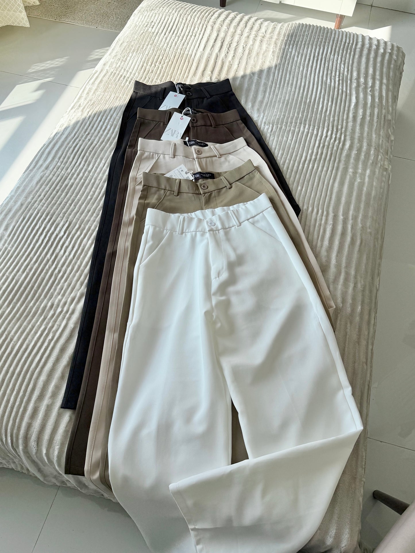 Straight Fit Trousers