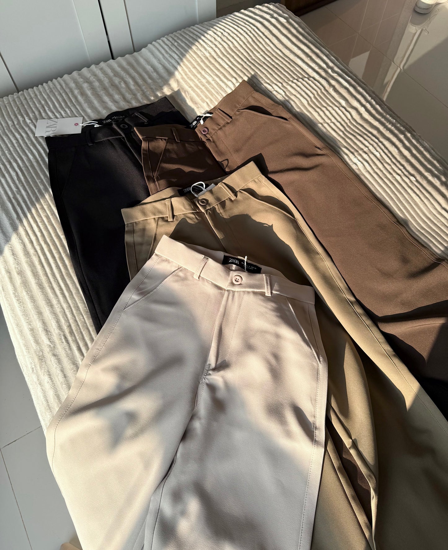 Straight Fit Trousers