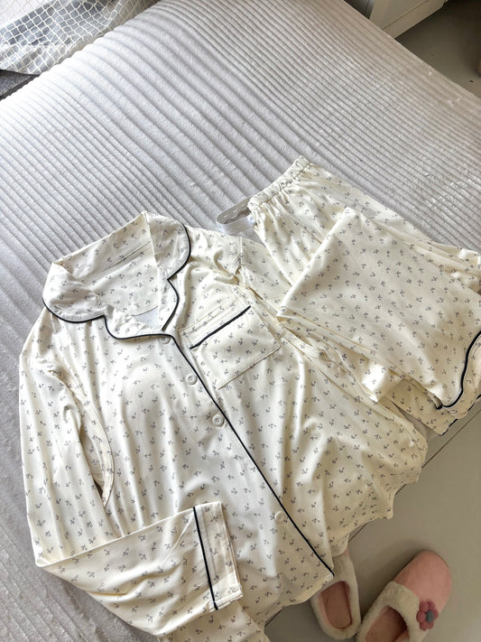 Tiny Cherry Padded Night Suit