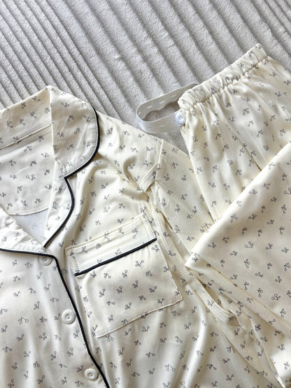 Tiny Cherry Padded Night Suit
