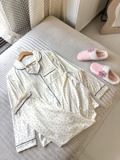 Tiny Cherry Padded Night Suit
