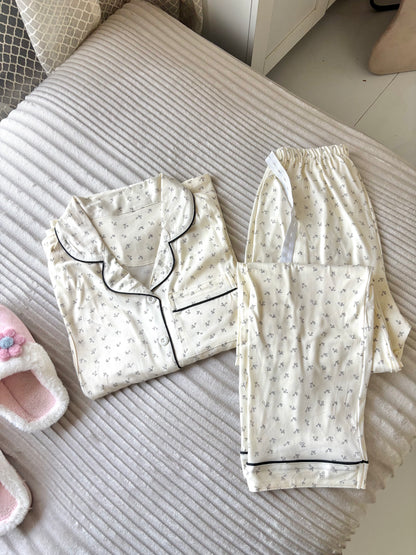 Tiny Cherry Padded Night Suit