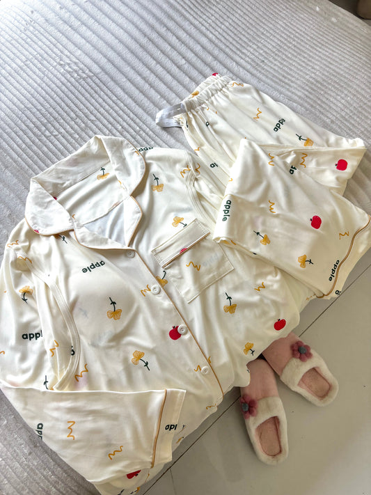Apple Blossom Padded Night Suit