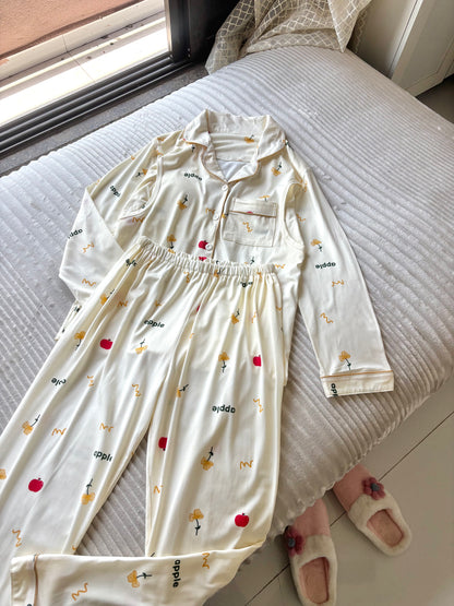 Apple Blossom Padded Night Suit